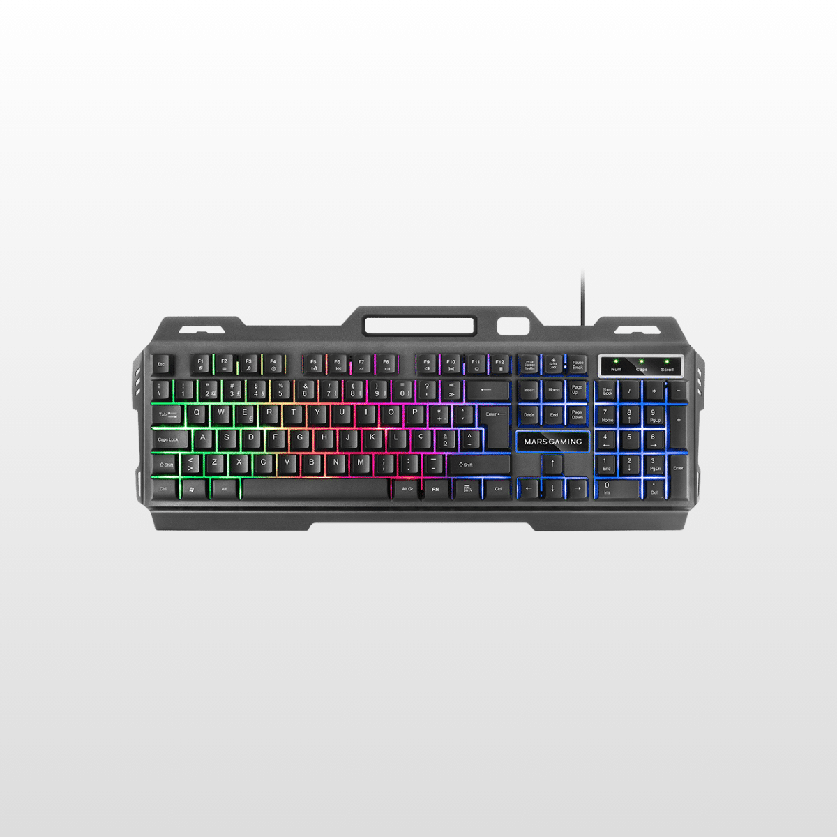 Teclado Mars Gaming MK120 RGB Rainbow PT