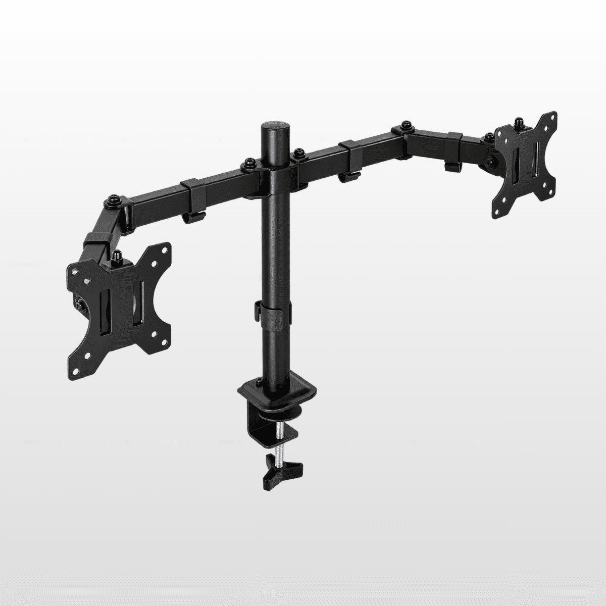 Suporte de Mesa Duplo Tooq 17" a 27" Máx. 8kg Preto - TOOQ  DB1802TN-B