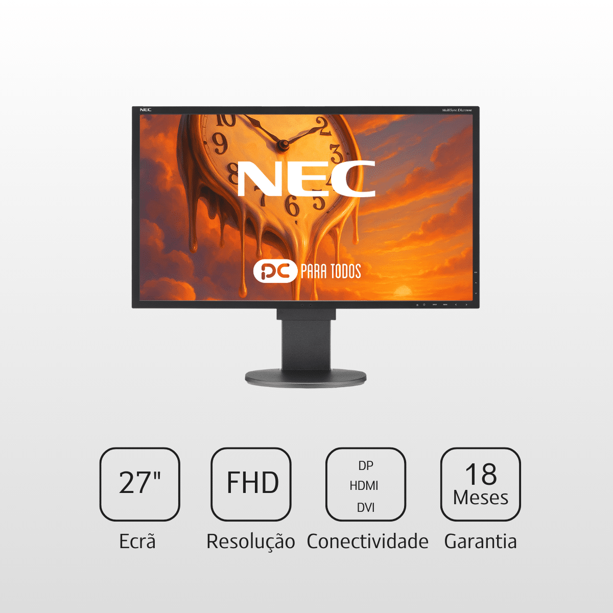 Monitor NEC MultiSync EA273WMi 27'' Full HD