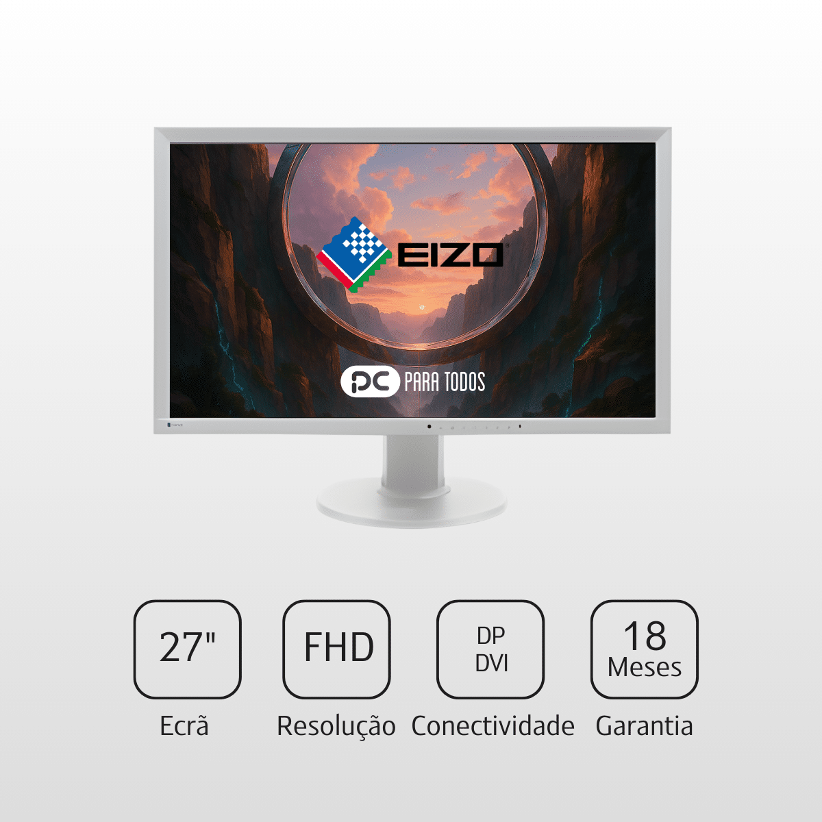 Monitor EIZO FlexScan EV2736W 27'' Full HD