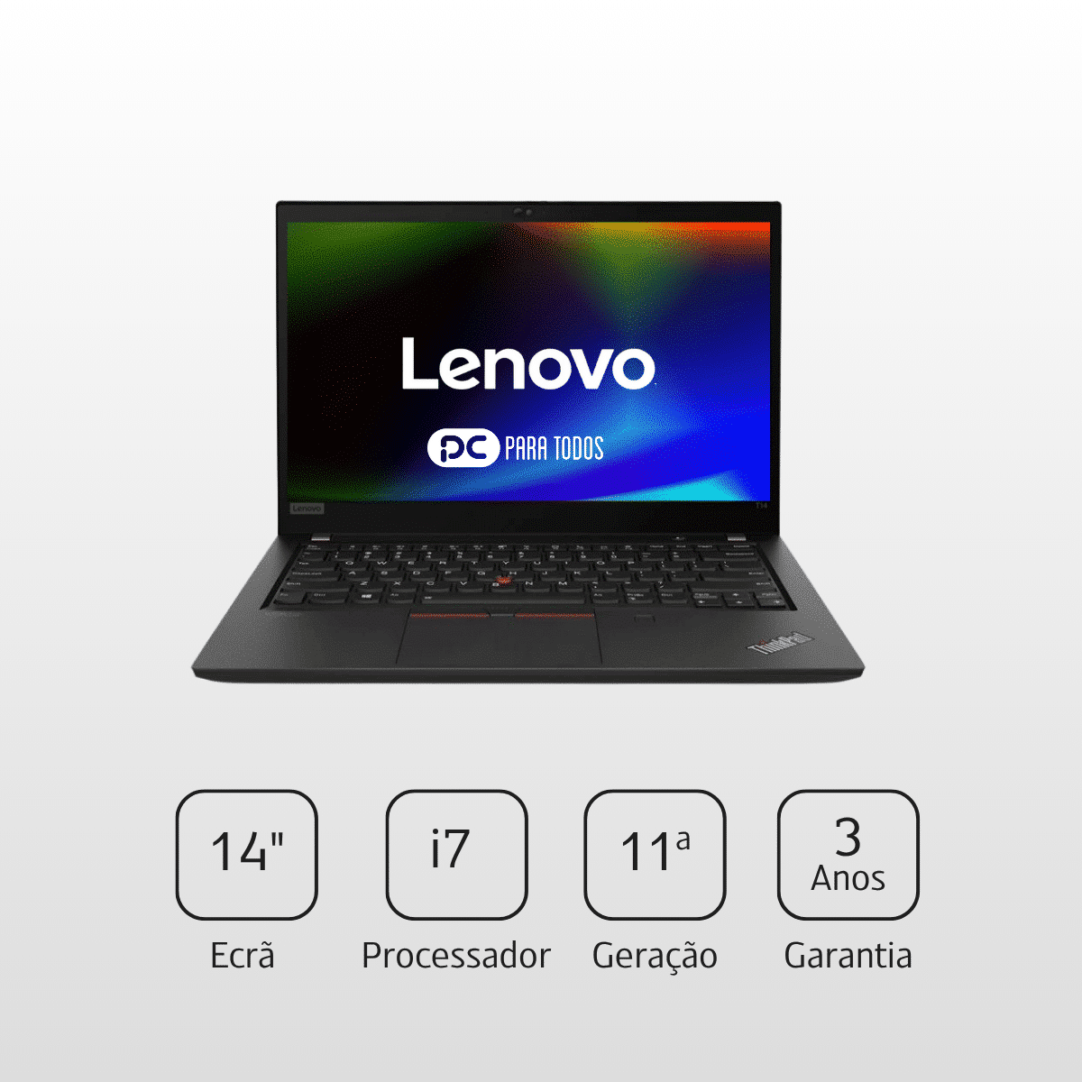 Lenovo ThinkPad T14 Gen2 i7 11ª Geração 14" 4K GeForce MX450