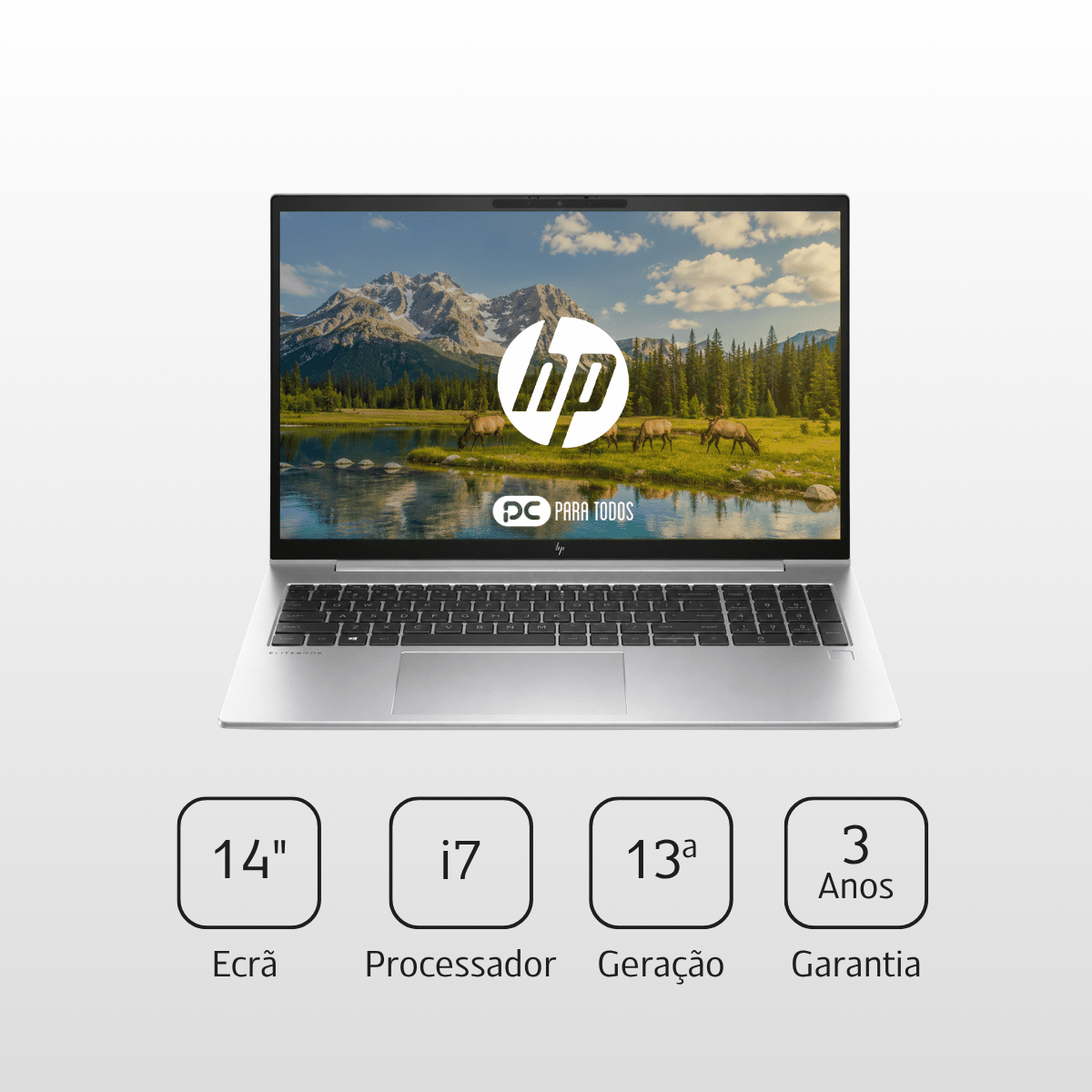 HP EliteBook 860 G10 i7 13ª-Geração 16" Full HD