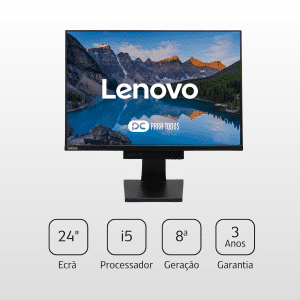 Lenovo TIO 24D+ ThinkCentre M720Q AIO PC i5 8ª-Geração 24″ Full HD