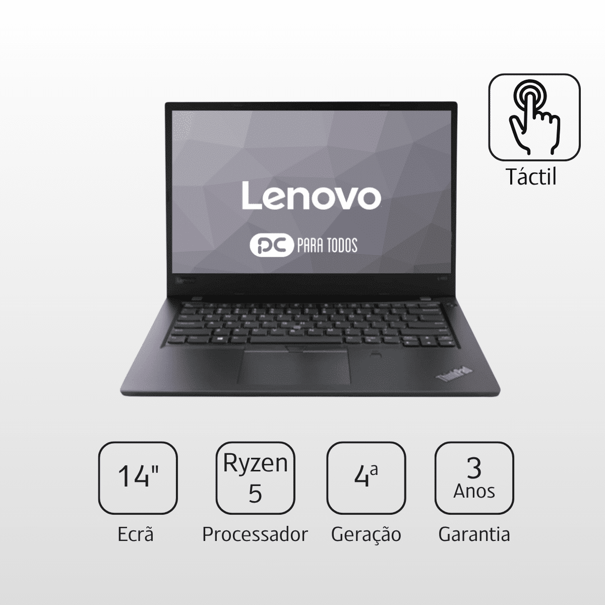 Lenovo ThinkPad T14 GEN1 Ryzen 5 PRO 4650U 14" Full HD (Ecrã Táctil)