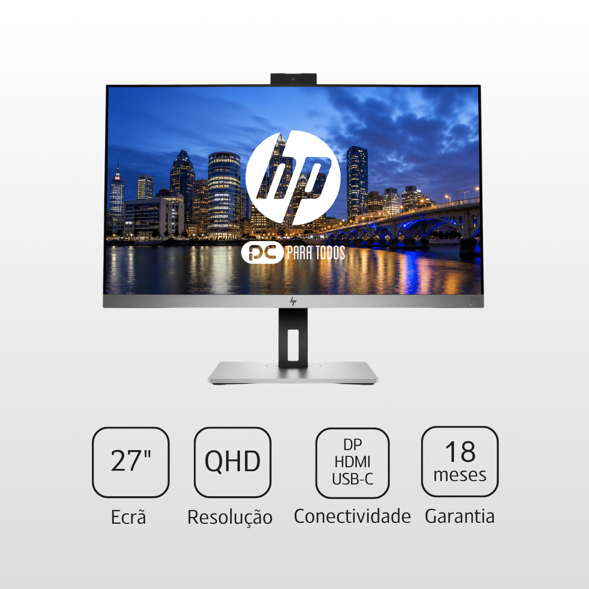 Monitor HP E27d G4 27'' QHD