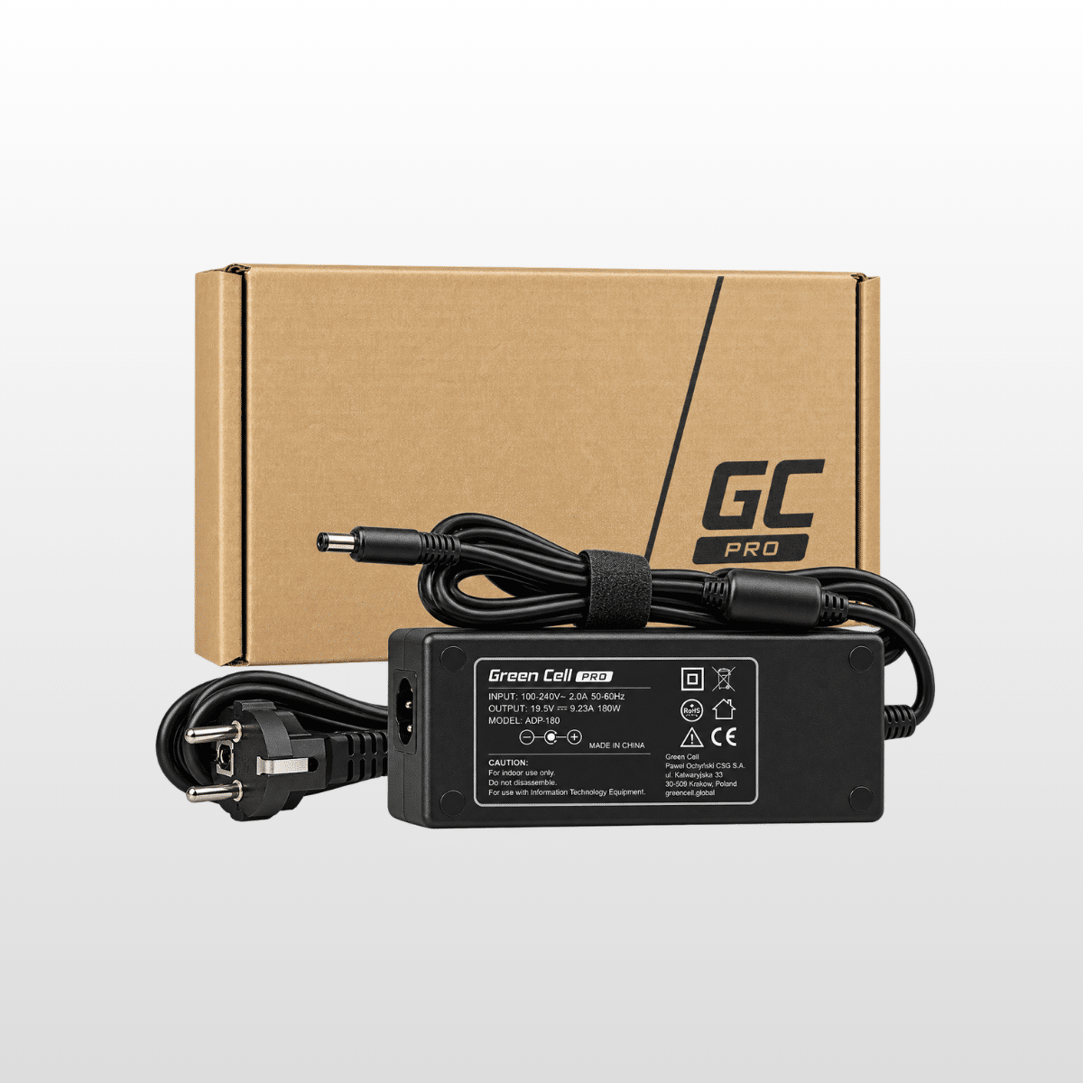 Carregador Compatível Asus 180W Ponta 5.5x2.5mm - Preto