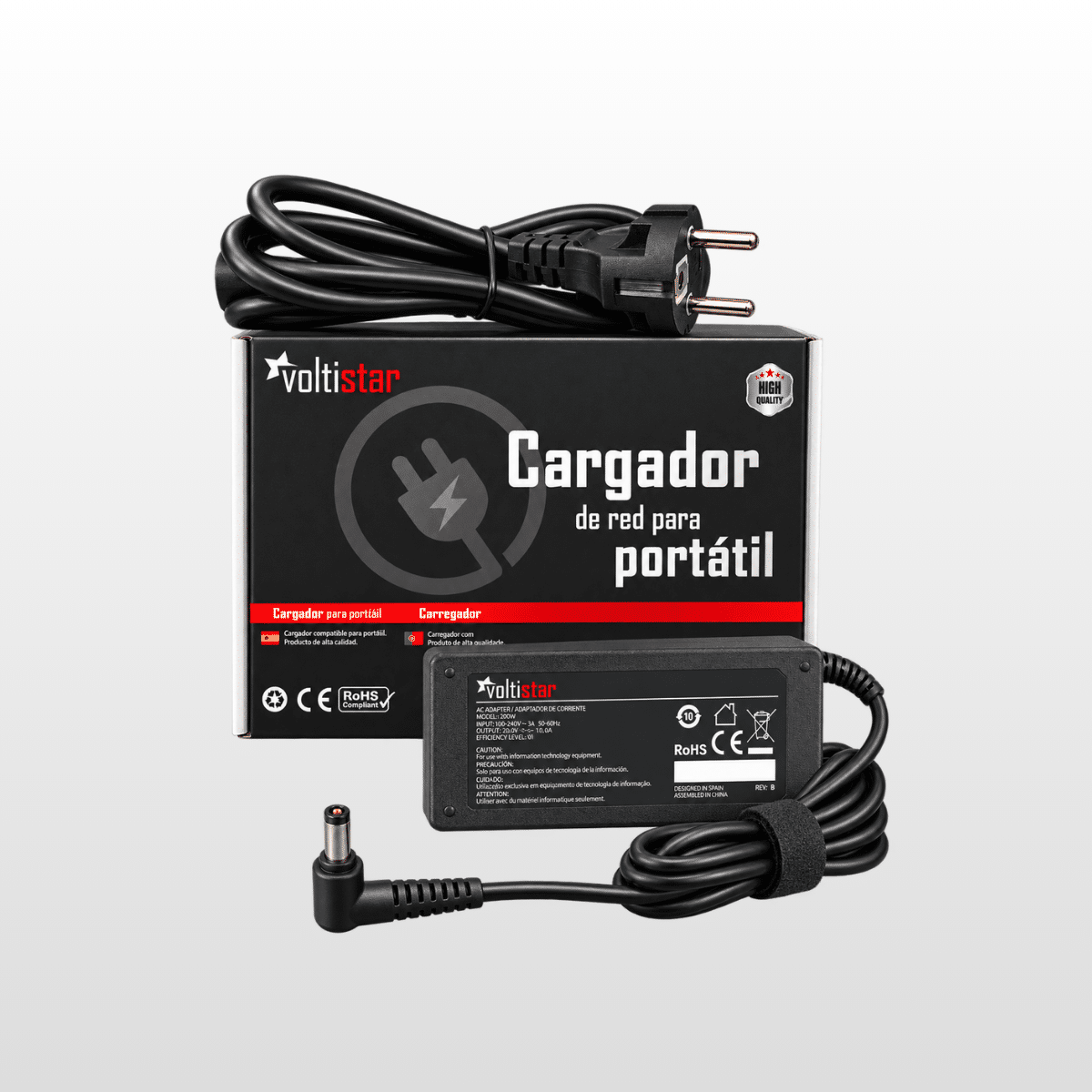 Carregador Compatível Asus 19V 3.42A 65W - Preto
