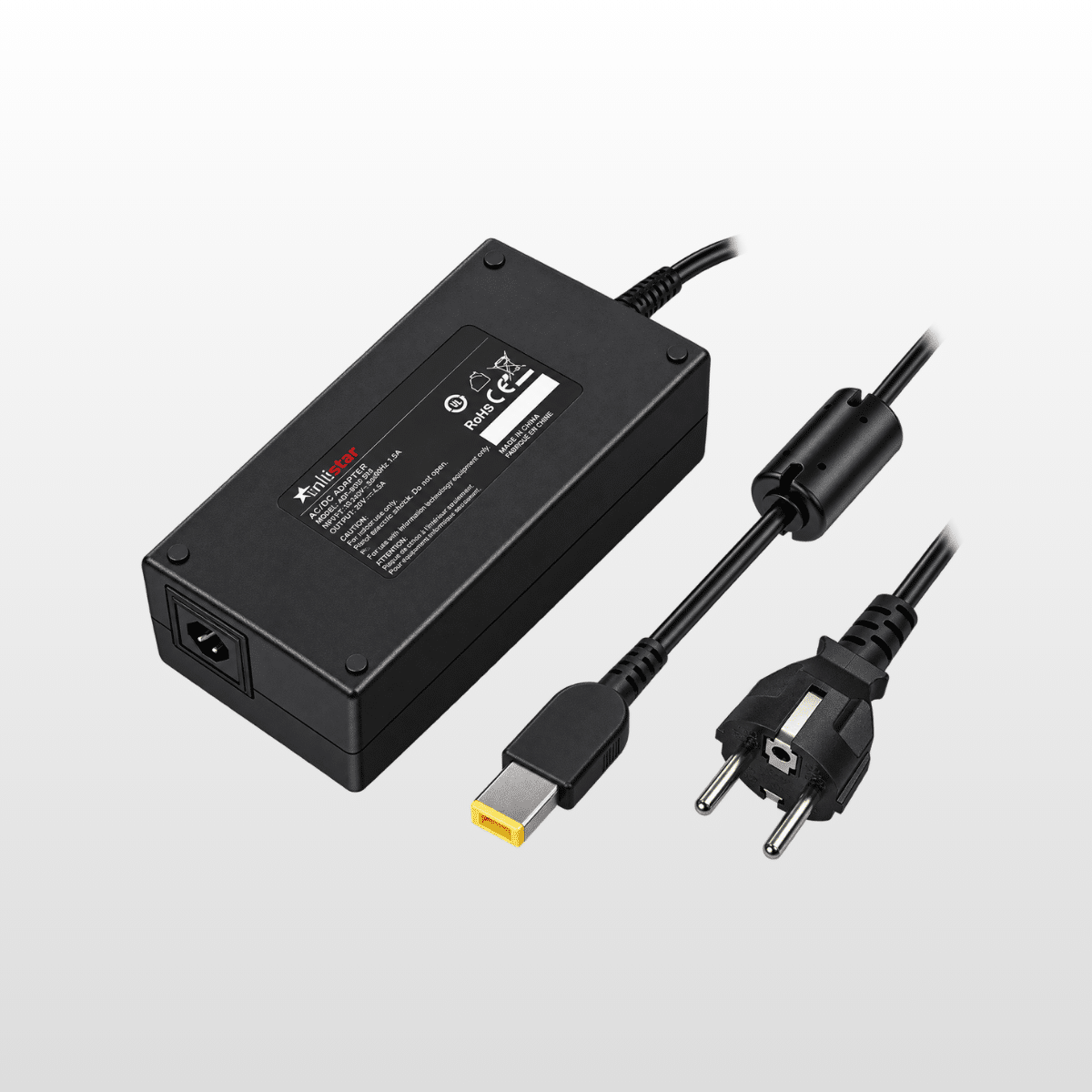Carregador Compatível Lenovo 320-14IKB 20V 3.25A 4.0MM X 1.7MM - Preto