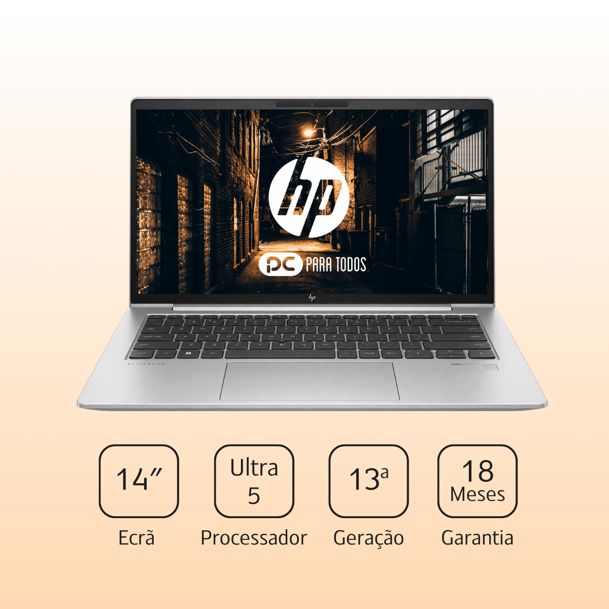 Recondicionado Outlet - HP EliteBook 840 G11 Ultra 5 13ª-Geração 14" FHD
