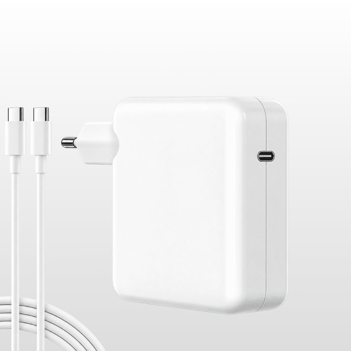 Carregador Compativel Apple USB-C 96W - Branco